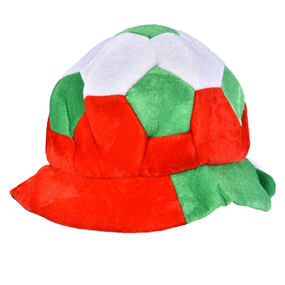 World Cup Fans Party Football Shape Hat Soccer Match Cheering Tool Accessory (Italy)