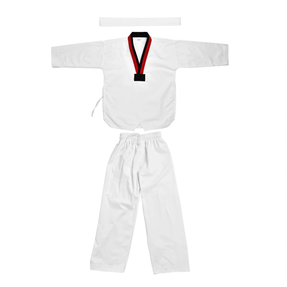 Full Cotton Taekwondo Uniform Sportwear Karate Costume for Adults & Kids (150)