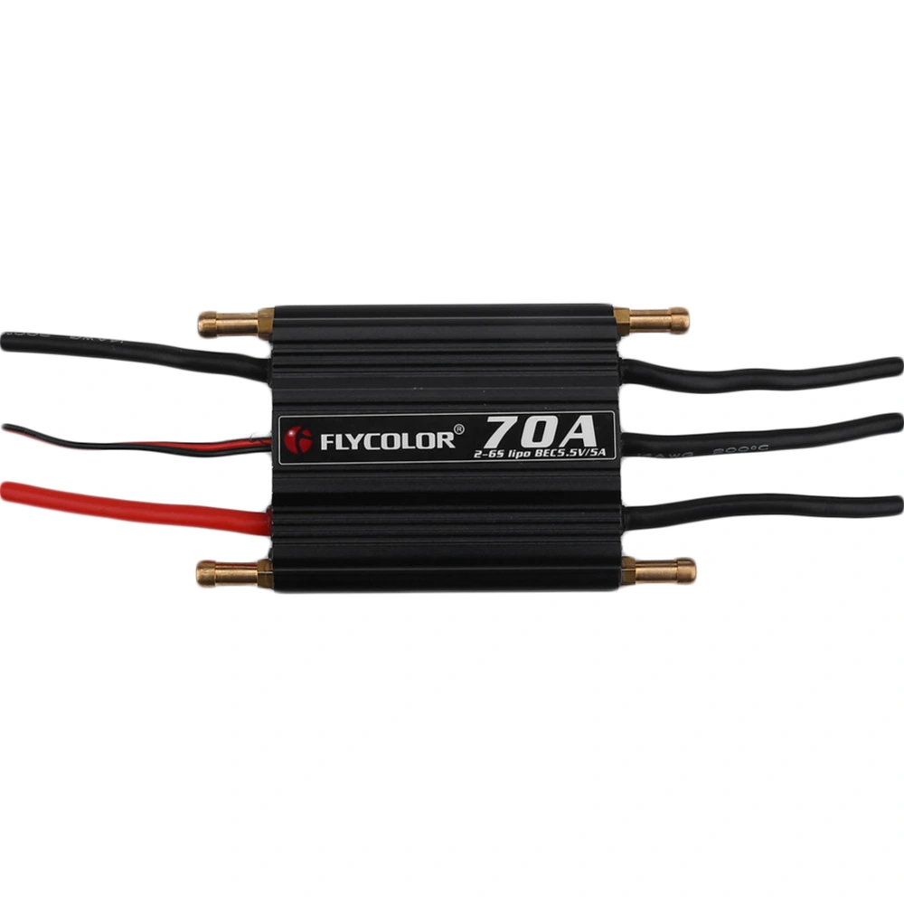 5.5V/5A Brushless Electronic Speed Controller for RC Racing Boat Model Ship(70A)