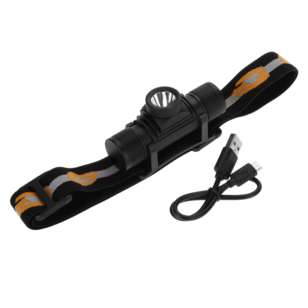 Waterproof USB Rechargeable Cycling Outdoor LED Headlamp Head Light Flashlight