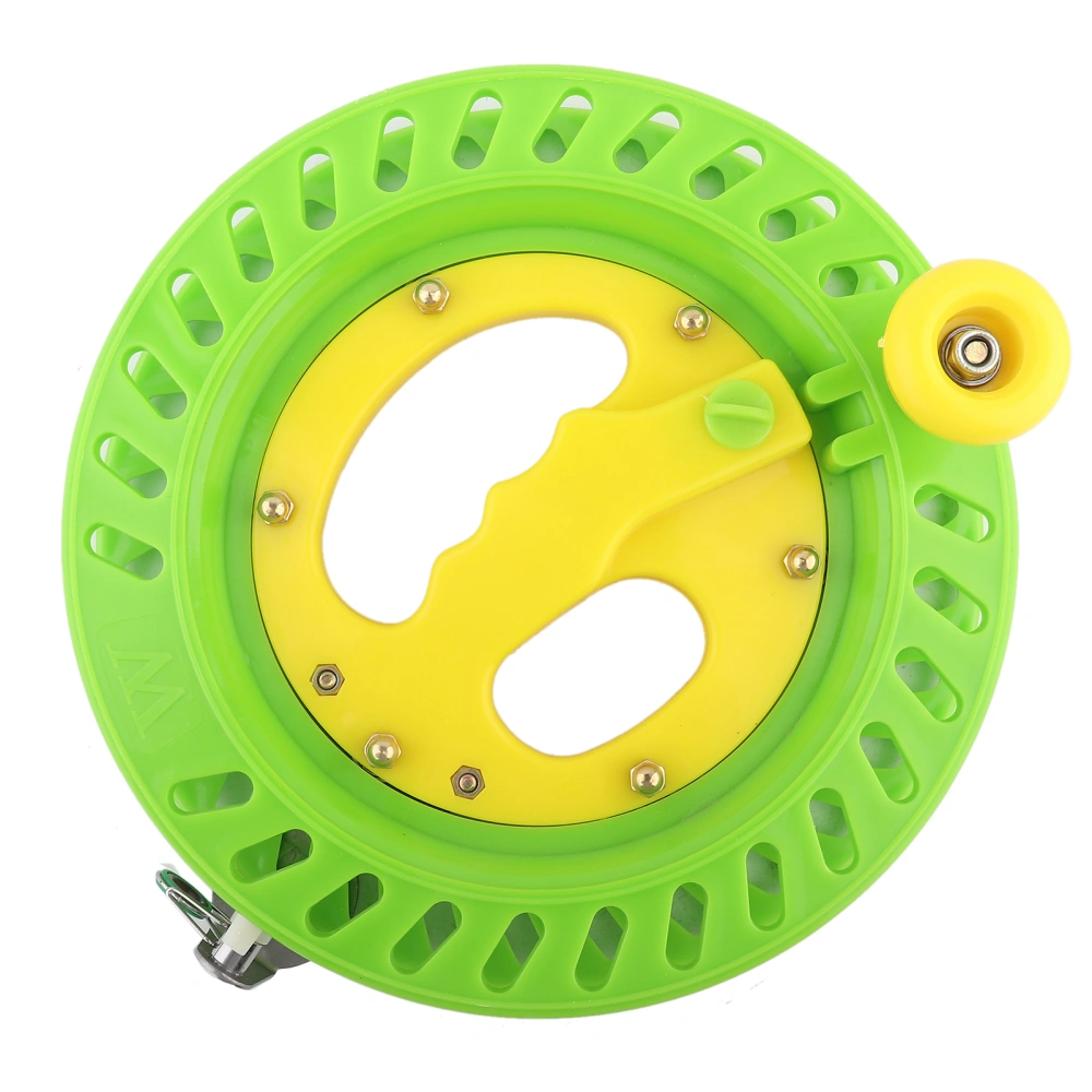 22cm Durable Plastic Fishing Kite Line Spool Reel Wheel Holder Winding Tool Accessory(Green)