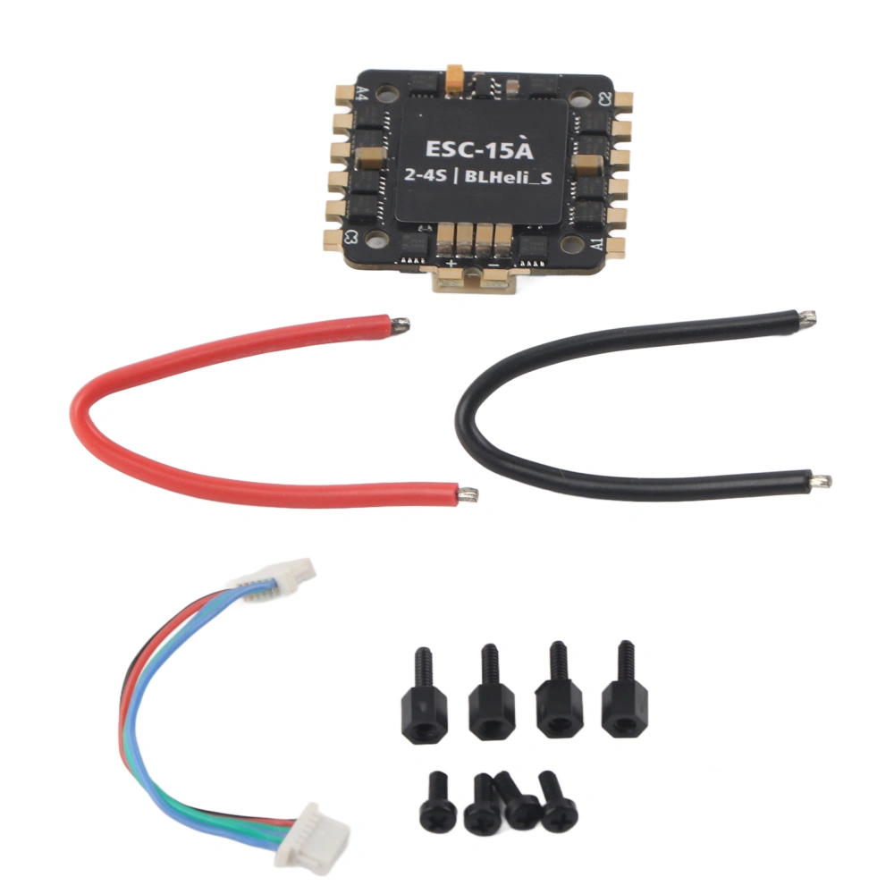 15A 4 in 1 Mini Electronic Speed Controller ESC RC Accessory for FPV Drone