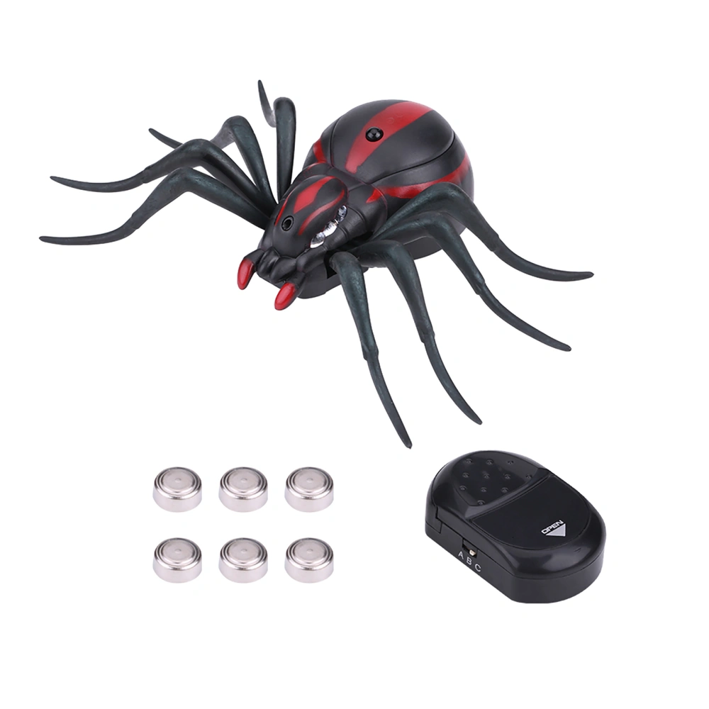 Infrared Spiders Remote Control Mock Fake Animal Trick RC Toy Kids Gift(Spiders)