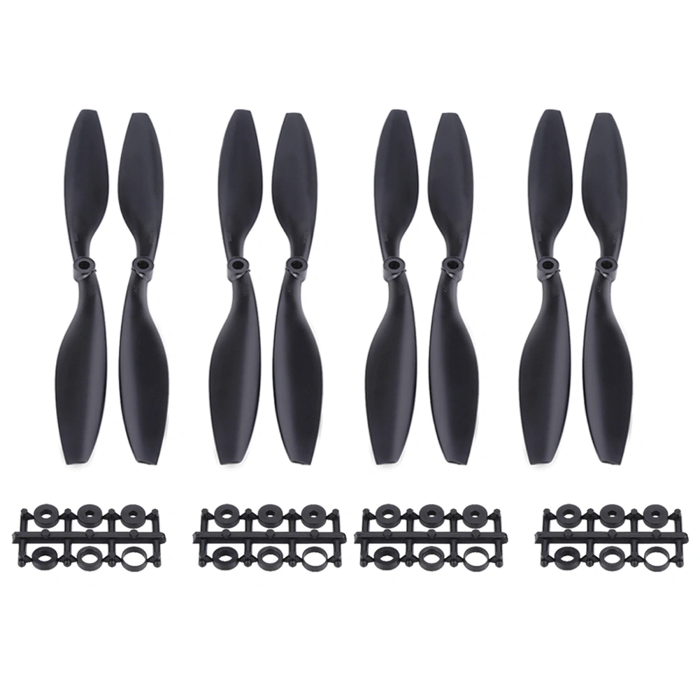 4 Pairs/Set CW CCW 1045 Propellers Blades Accessories For RC Aircraft Quadcopter Black