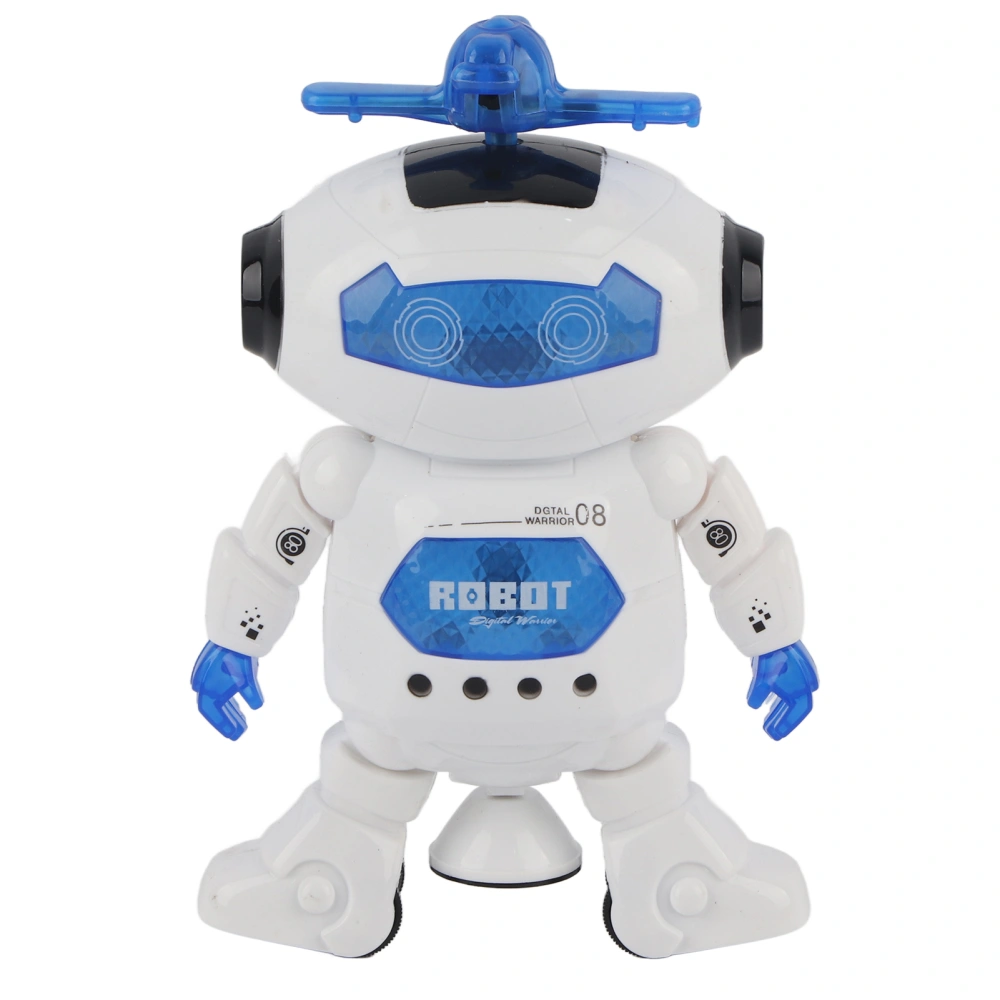 360° Rotatable Lighting Dancing Humanoid Robot Toy Kid Children Playful Gift