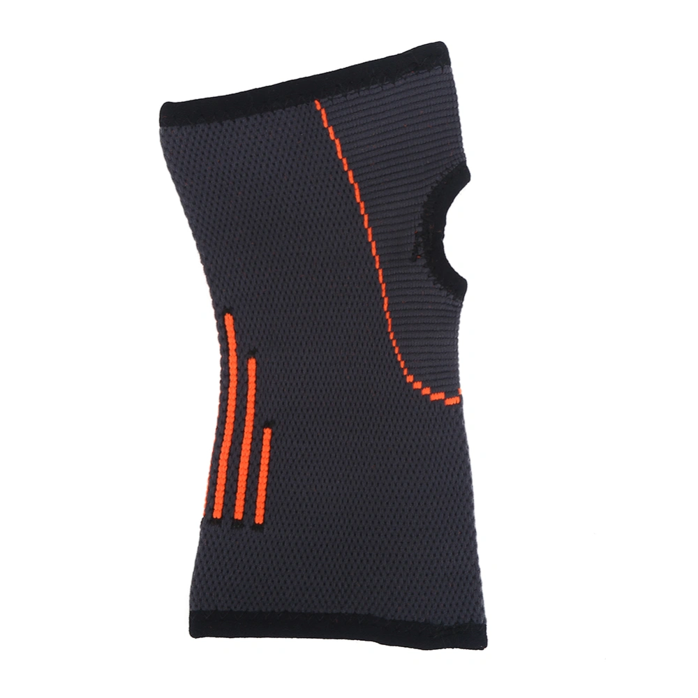 1pc Black Unisex Sports Nylon Wrist Support Sleeve Protector Guard Protective Wristband