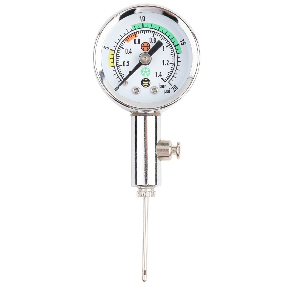 Mini Ulitity Air Pressure Gauge Barometer Tool for Basketball Football Volleyball