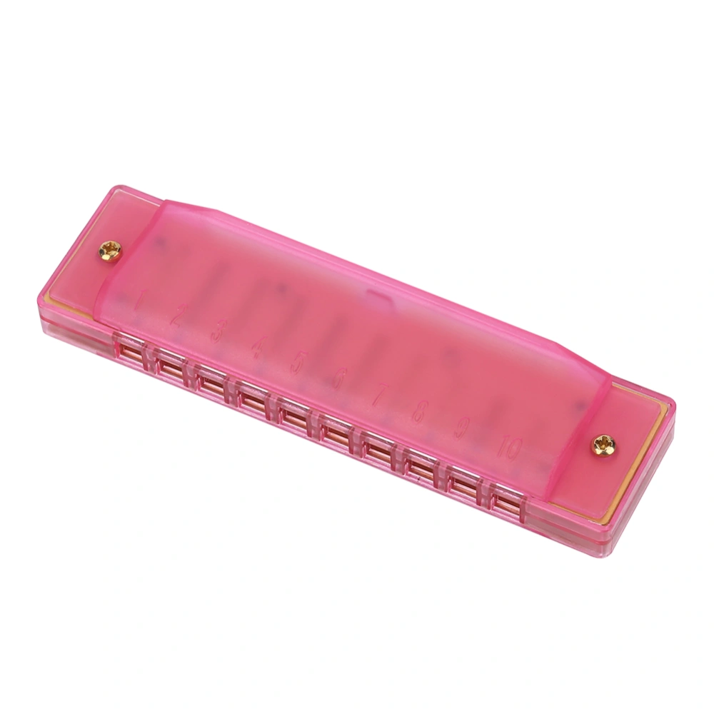 Plastic Harmonica Kids Music Instrument Educational Musical Toy for Children (Red)