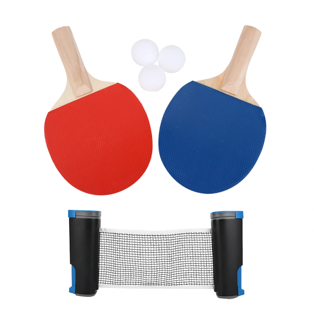 Portable Table Tennis Net Set with Metal Clamp Posts Ping Pong Ball Net Accessory