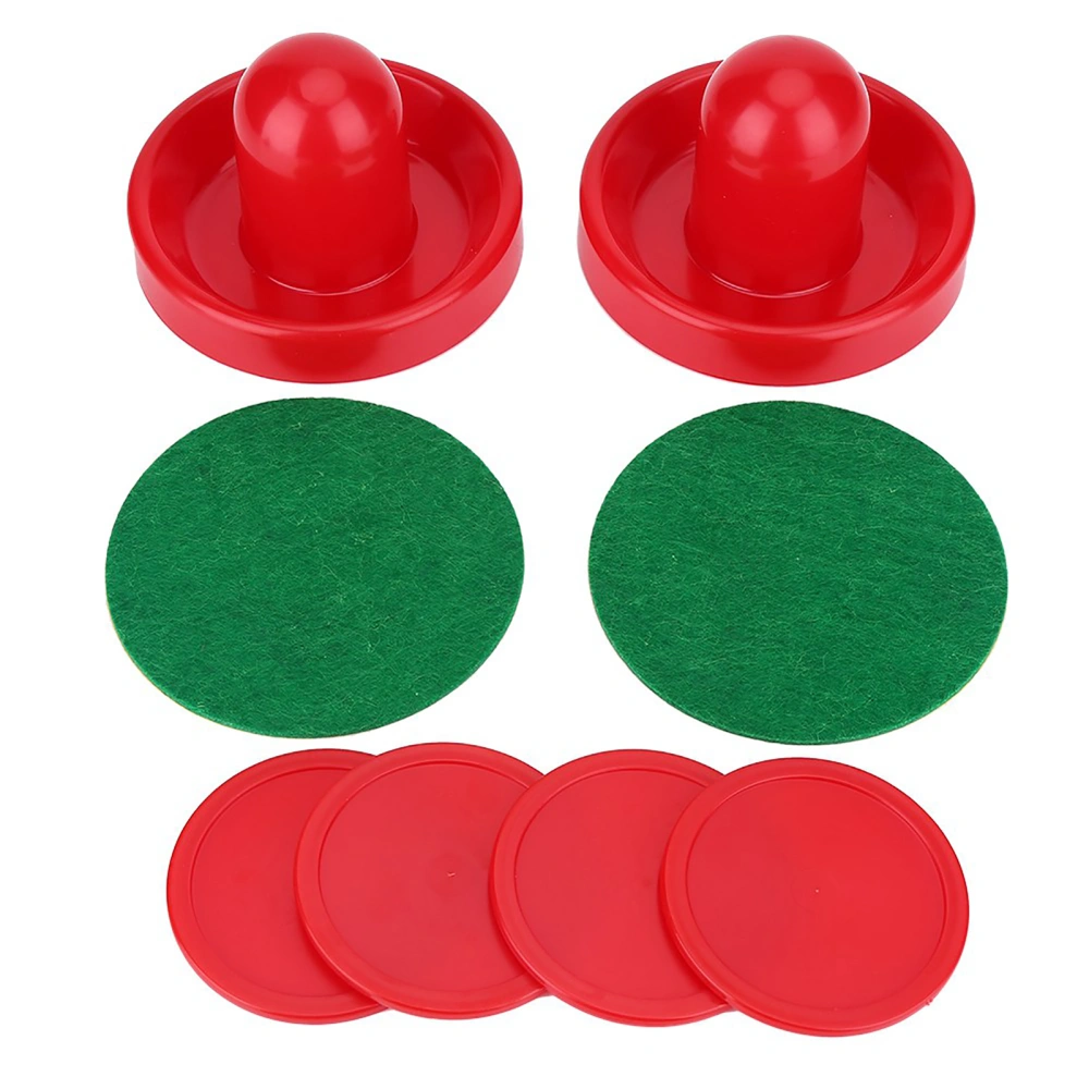 Plastic Lightweight Goalies Ice Hockey Pushers Pucks Set Replacement for Tables Game (S)