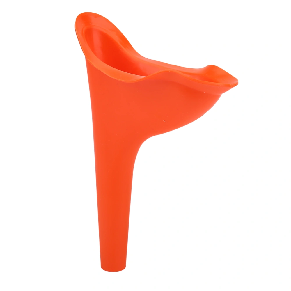 New Female Women Travel Camping Toilet Accessories Outdoor Portable Urinal Funnel (Orange)