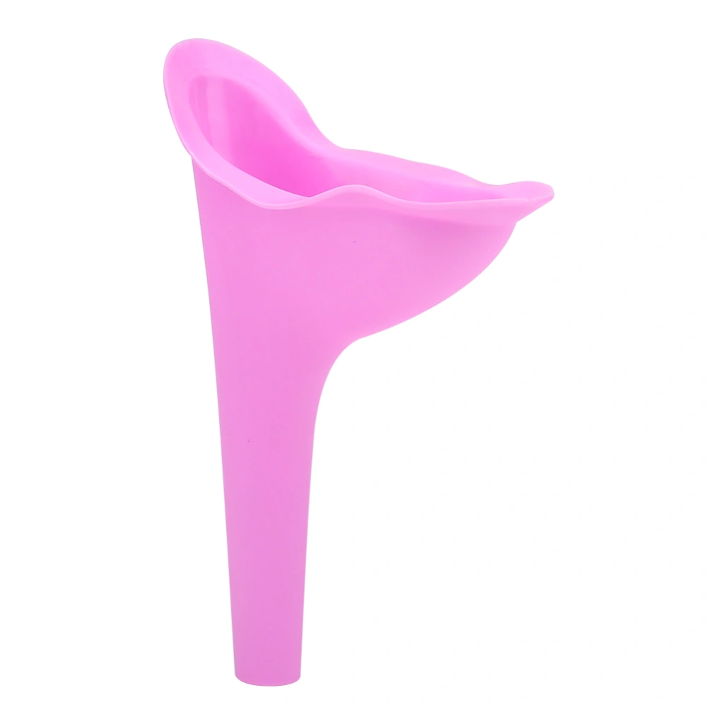 New Female Women Travel Camping Toilet Accessories Outdoor Portable Urinal Funnel (Pink)