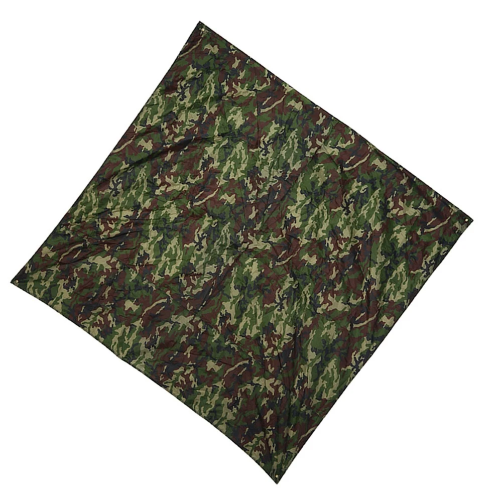 Camouflage Outdoor Portable Lightweight Rainproof Mat RainTent Tarp Shelter (2*2m)