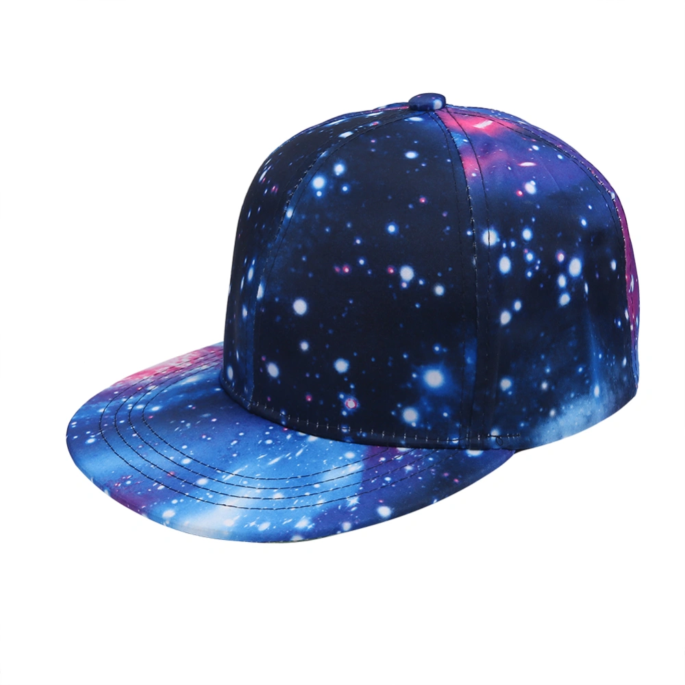 Hot Fashionable Men Women Sun shade Baseball Cap Starry Printing Flower Hat(#3)