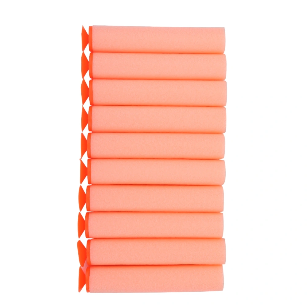 100pcs Toy Gun Soft Refill Bullets Darts EVA Foam Reusable Accessory (Pink)