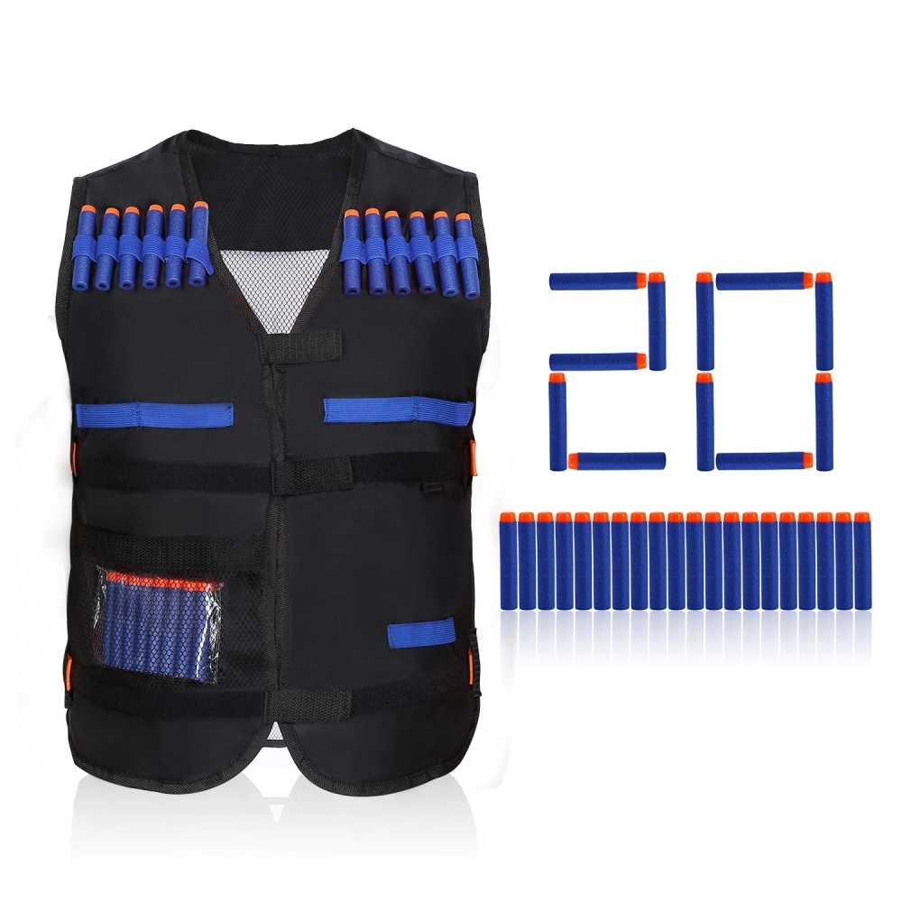 Kids Childrens Elite Vest for Gun Series (Black)