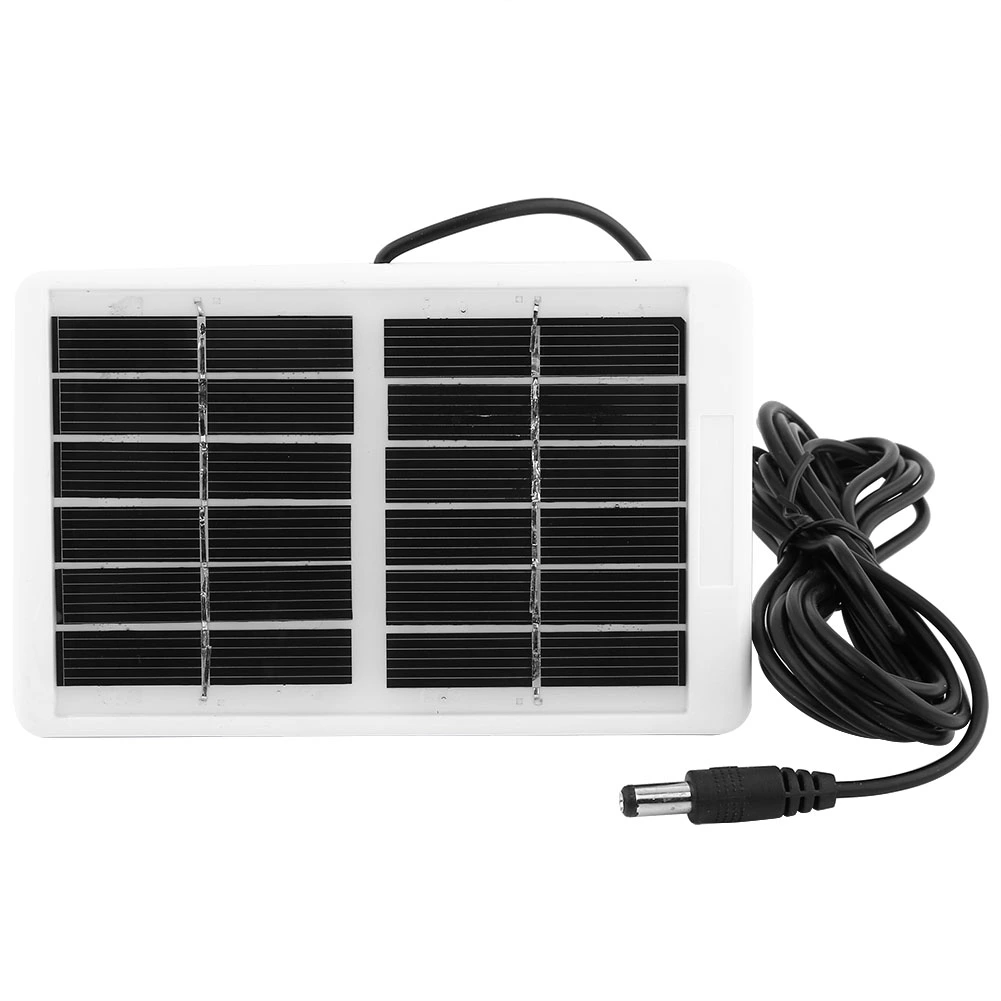 6V 1.2W Outdoor Multi Function Portable Waterproof Solar Panel Charger for Emergency Lamp Fan