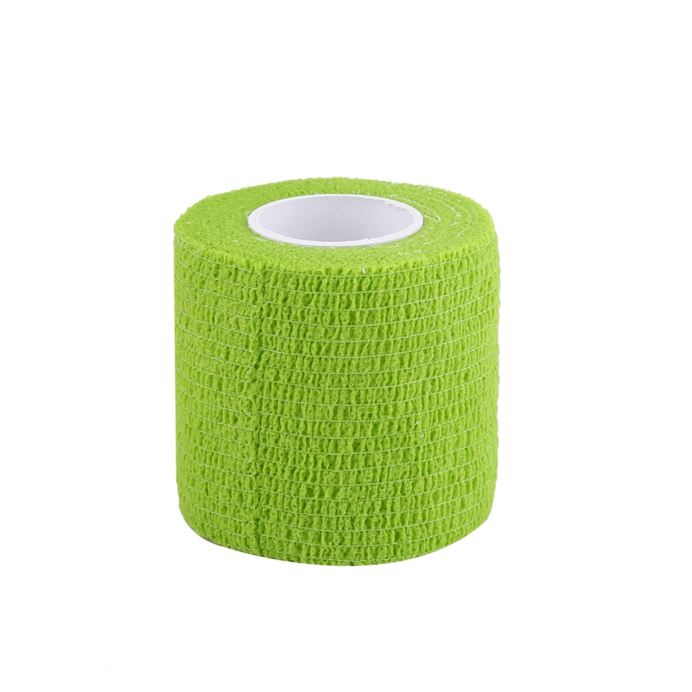 5 Rolls /set Waterproof Self Adhesive Bandage Tape Finger Joints Wrap Sports Care(Green)