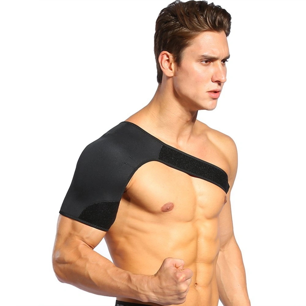 Men's Shoulder Support Brace Right Shoulder Breathable Adjustable Shoulder Support for Pain Rel