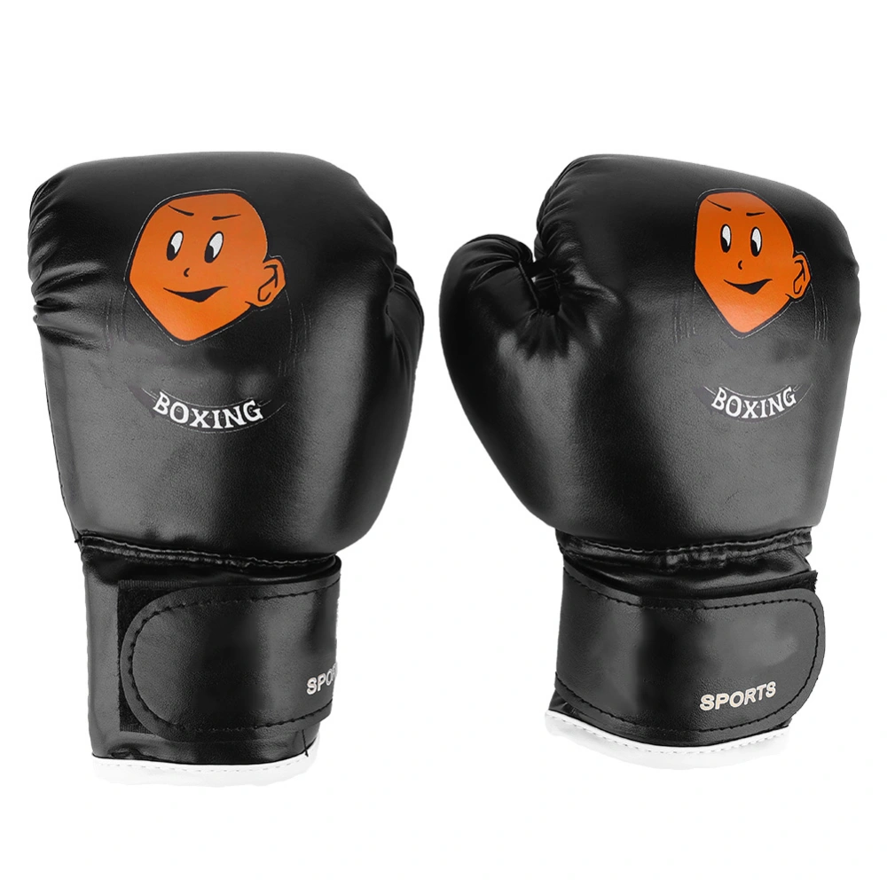 Kids Boxing Fighting Muay Thai Sparring Punching Kickboxing Grappling Sandbag Gloves Black