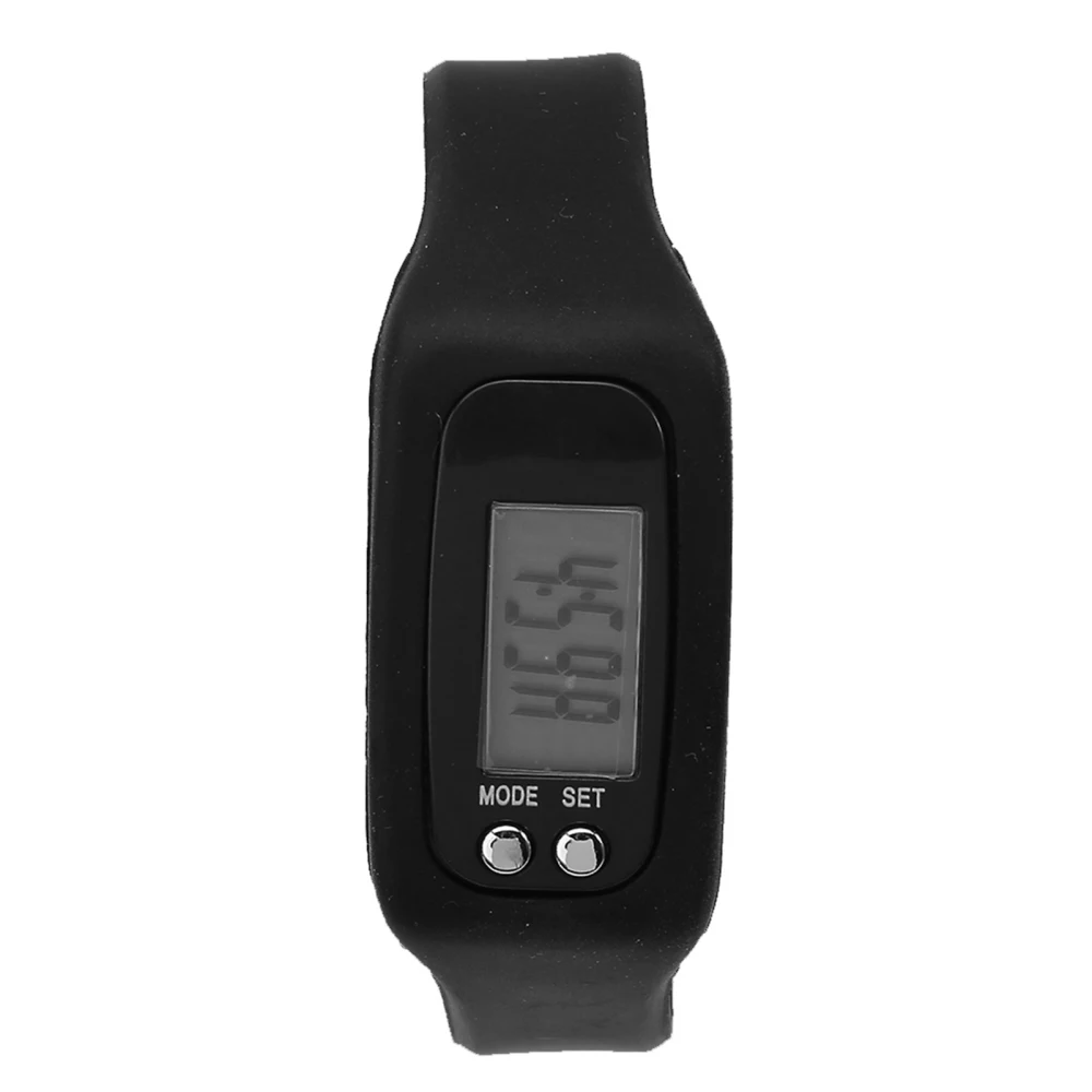 Smart Bracelet Watch Wristband Calorie Counter Pedometer Sports Fitness (Black)