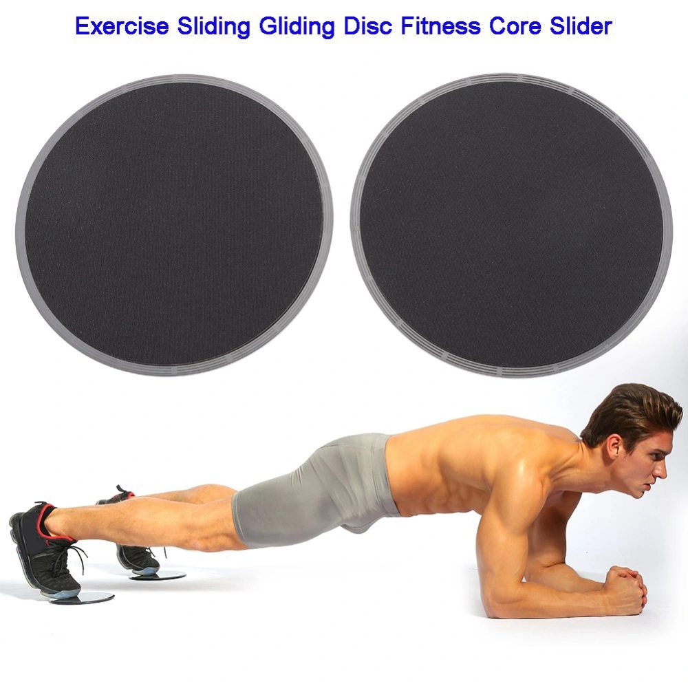 2pcs Exercise Sliding Gliding Disc Fitness Core Slider Sport Full Body Workout