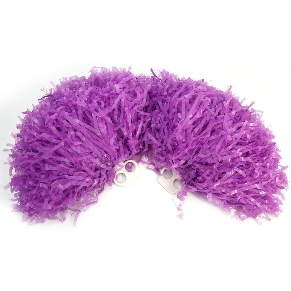 Cheerleading Pompoms Cheer Party Costume Sports Accessory (purple)