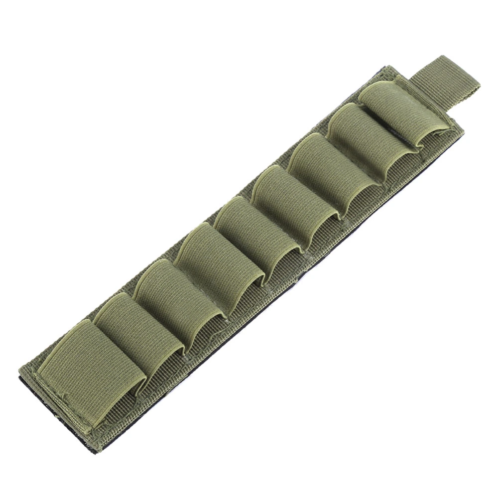 9 Rounds Shotgun Shell Holder Card Strip with Adhesive Back (army Green)