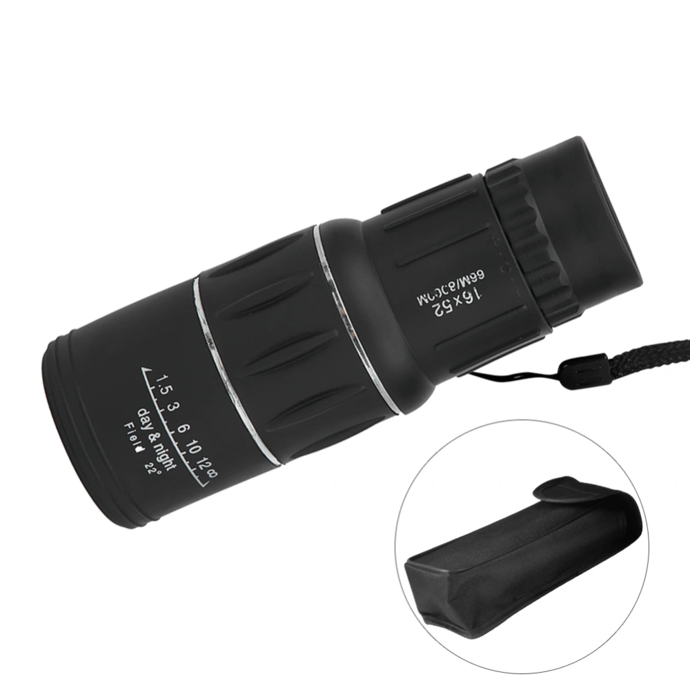 16x52 HD Optical Monocular Travel Hunting Camping Hiking Telescope