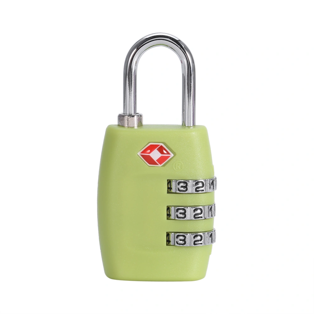 1PC Fashion Resettable Digit Combination Password Travel Luggage Suitcase Lock Padlock(Green)