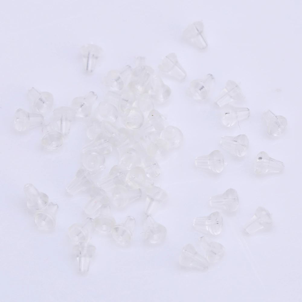 50pcs High Quality Plastic Float Stops Fishing Stopper For Carp Fishing (transparent)