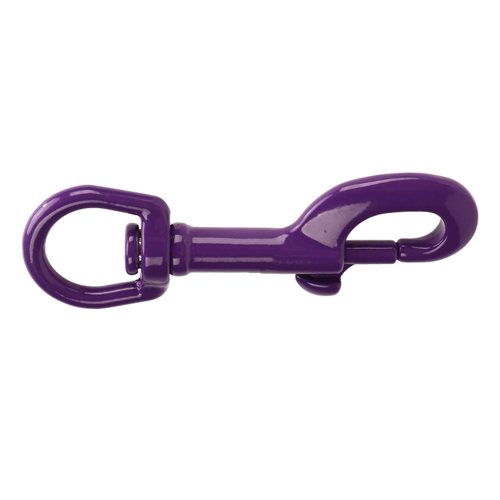 3.5 Inch Round Swivel Eye Bolt Snap Hooks 90mm 316 Stainless Steel Swivel Eye Bolt Snap Hooks for Diving Marine Rigging Key Chain Purple