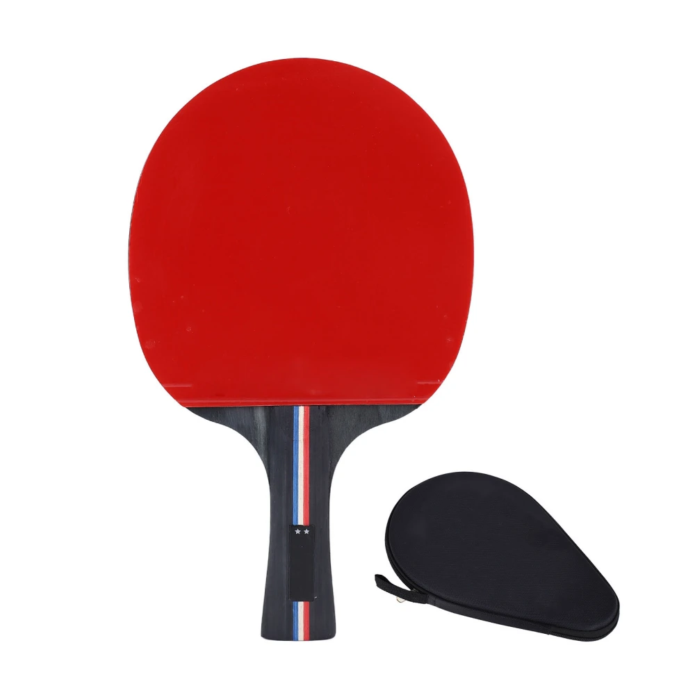 Table Tennis Paddle Double Sided Rubber Training Handshake Table Tennis Racket for Competition