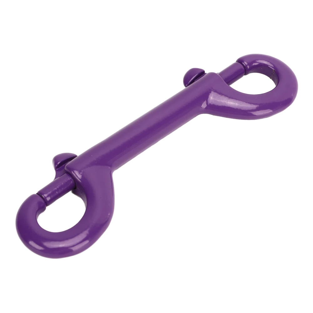 115MM Double Ended Bolt Snap Hooks 316 Stainless Steel Double End Trigger Snaps Spring Loaded Bolts BCD Safety Scuba Accessories Purple