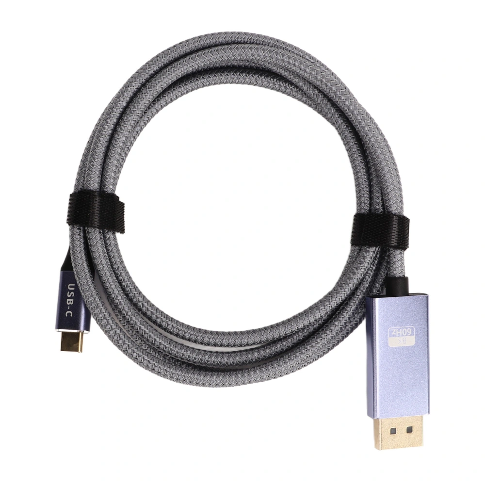 Type C to DP HD Cable USB C to DisplayPort 1.4 Cable Laptop Phone Monitor with Same Screen DP to Typec Line 1m / 3.3ft