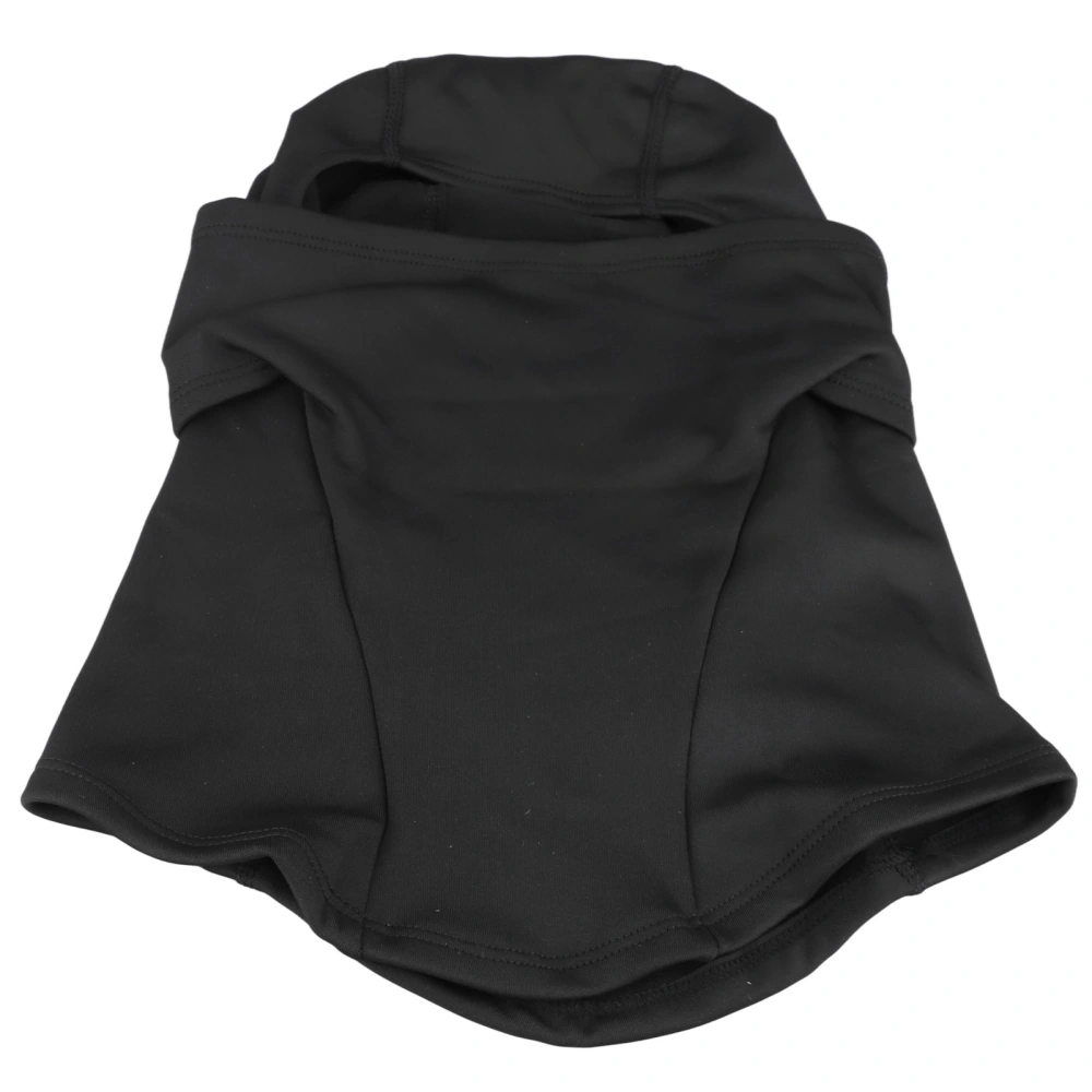 Winter Sports Warm Face Cover Black Windproof Fleece Warm Headgear for Bike and Motorcycle Riding