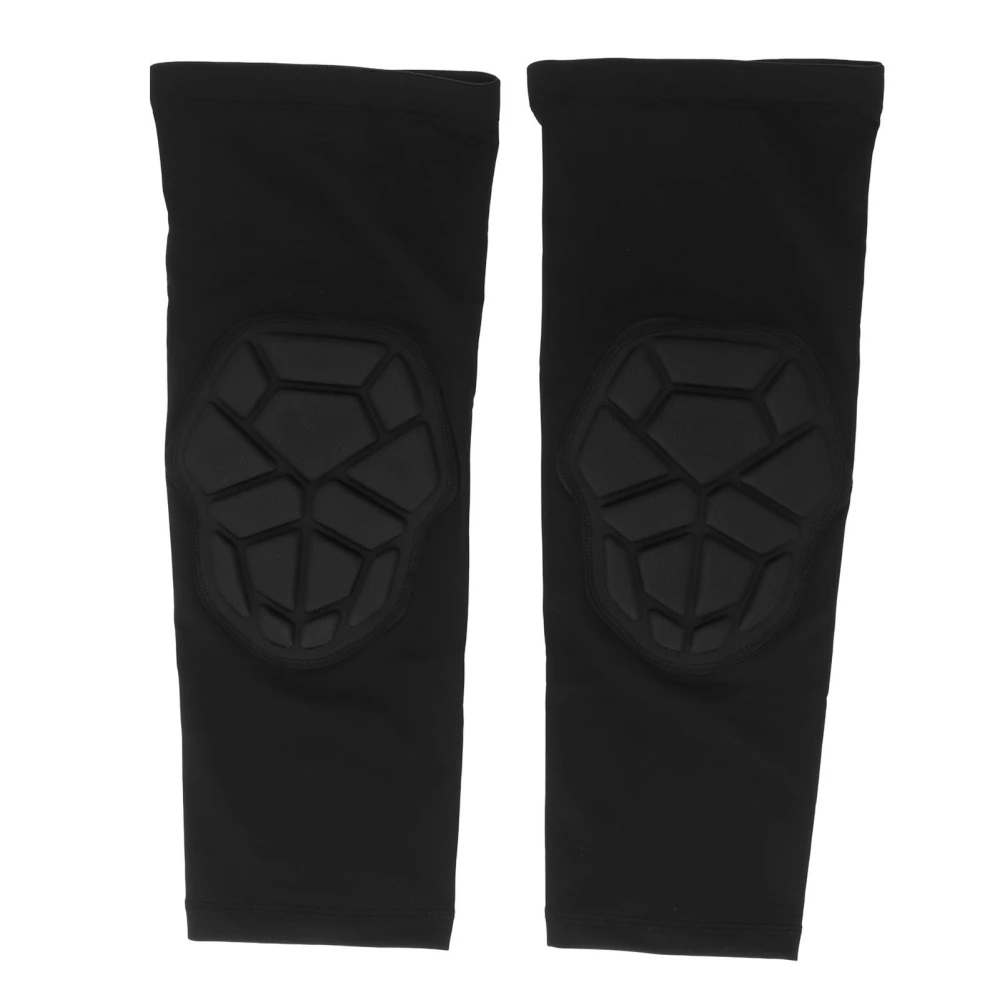 One Pair Collision Knee Pads Non Slip Sweat Release Reduce Fatigue Protective Knee Pads for Football Basketball Running XL Over 77.5kg/170.9lb