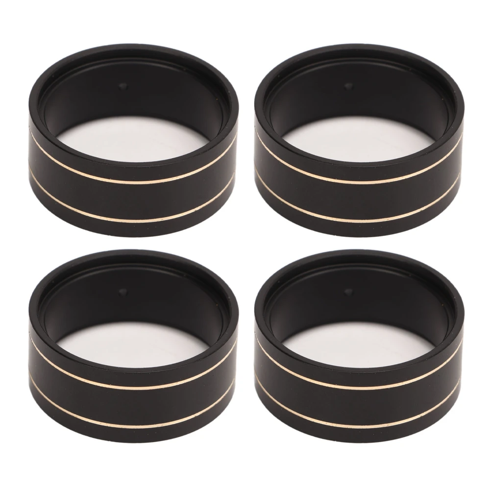 4Pcs Brass Internal Beadlock Ring Clamp Ring Fit 1.0 Inch Wheel Rim for SCX24 1/24 RC Crawler Upgrade Parts