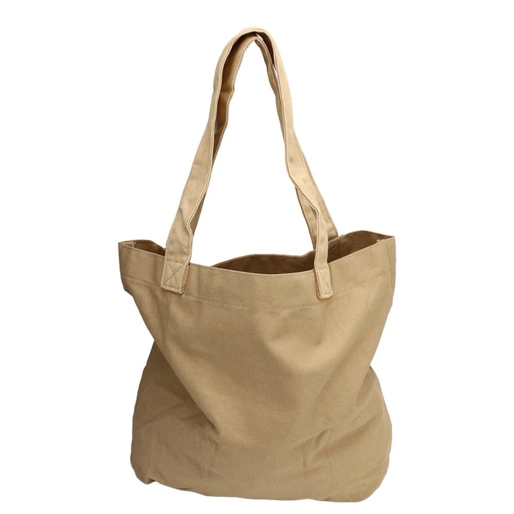 Yoga Mat Carrier Tote Portable Storage Canvas Carryall Shoulder Bag 2 Layer with Zipper Khaki