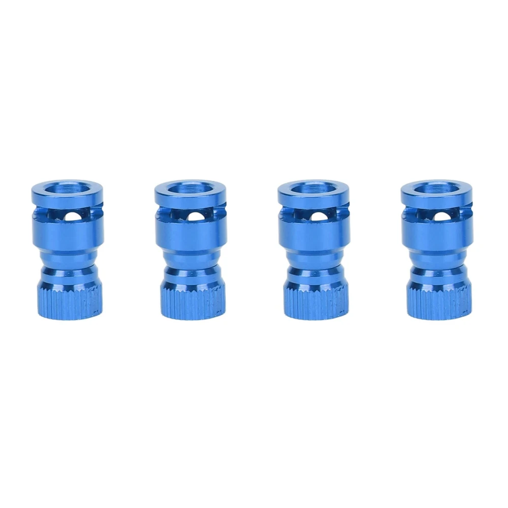 4PCS RC Body Shell Mount Column Hole Locator Aluminum Alloy for PC PVC Remote Control Car Shell Blue