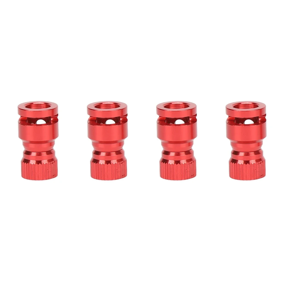 4PCS RC Body Shell Mount Column Hole Locator Aluminum Alloy for PC PVC Remote Control Car Shell Red