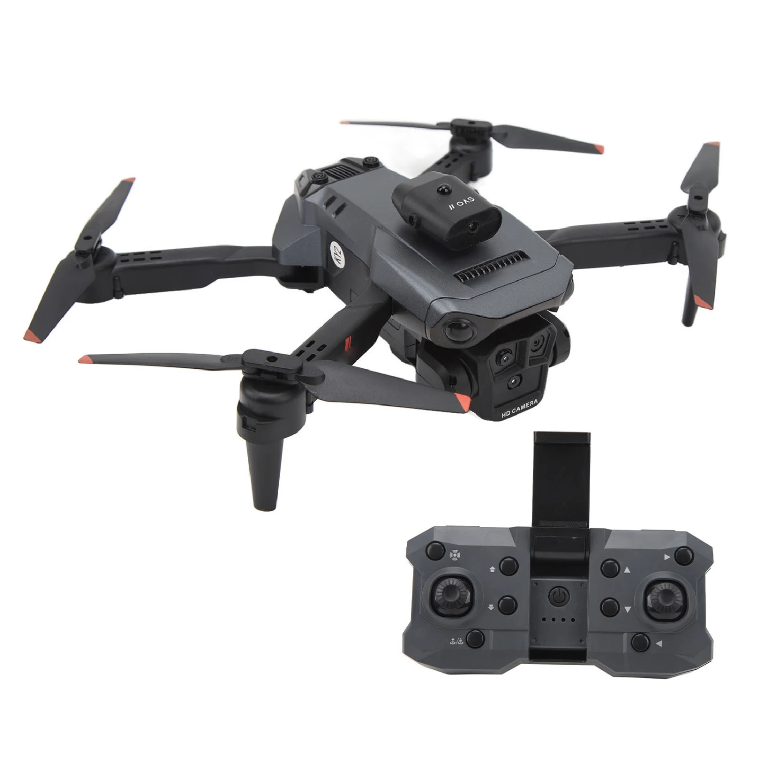 Three Camera Obstacle Avoidance Drone Remote Control Hd Aerial Photography Folding Quadcopter Triple Battery