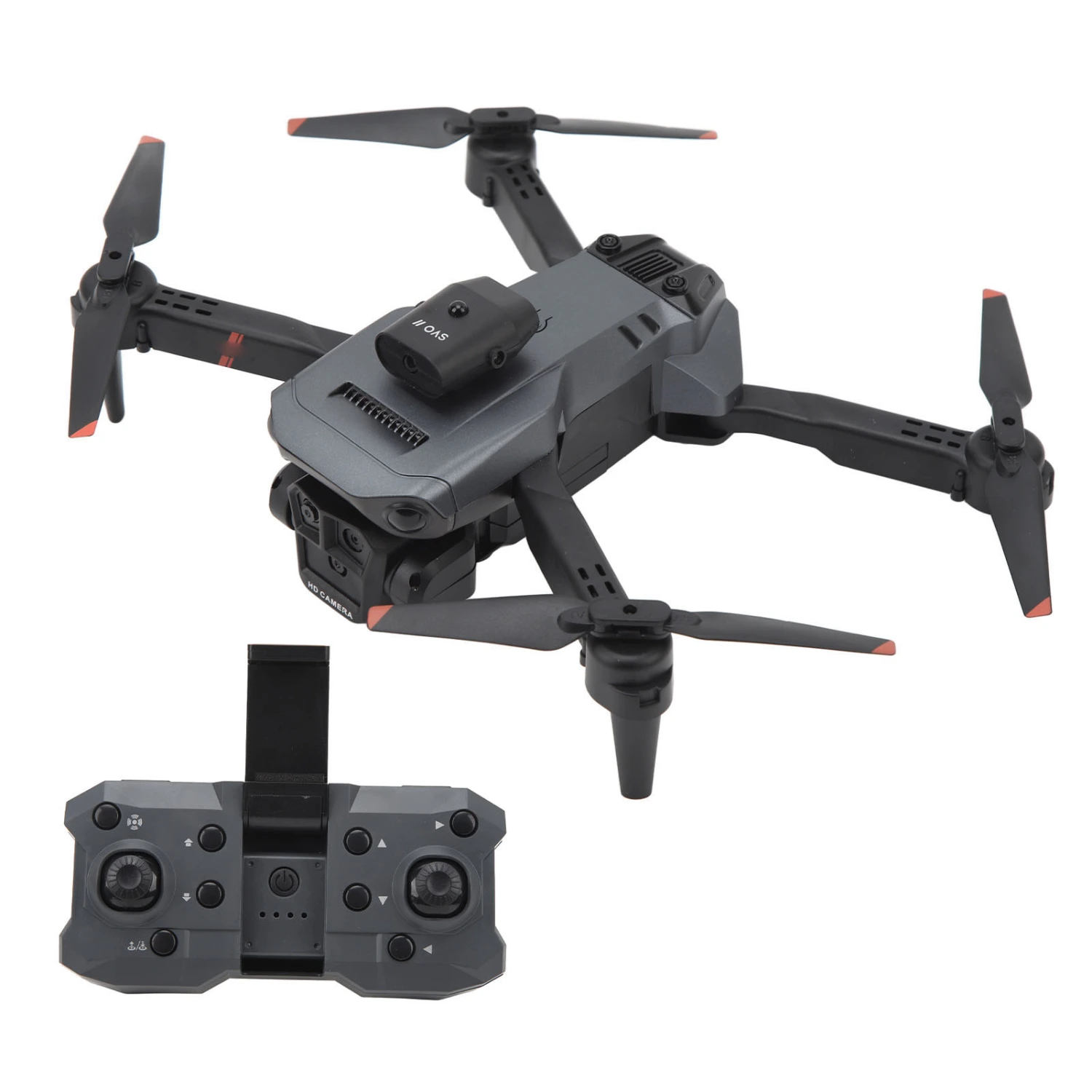Three Camera Obstacle Avoidance Drone Remote Control Hd Aerial Photography Folding Quadcopter Triple Battery
