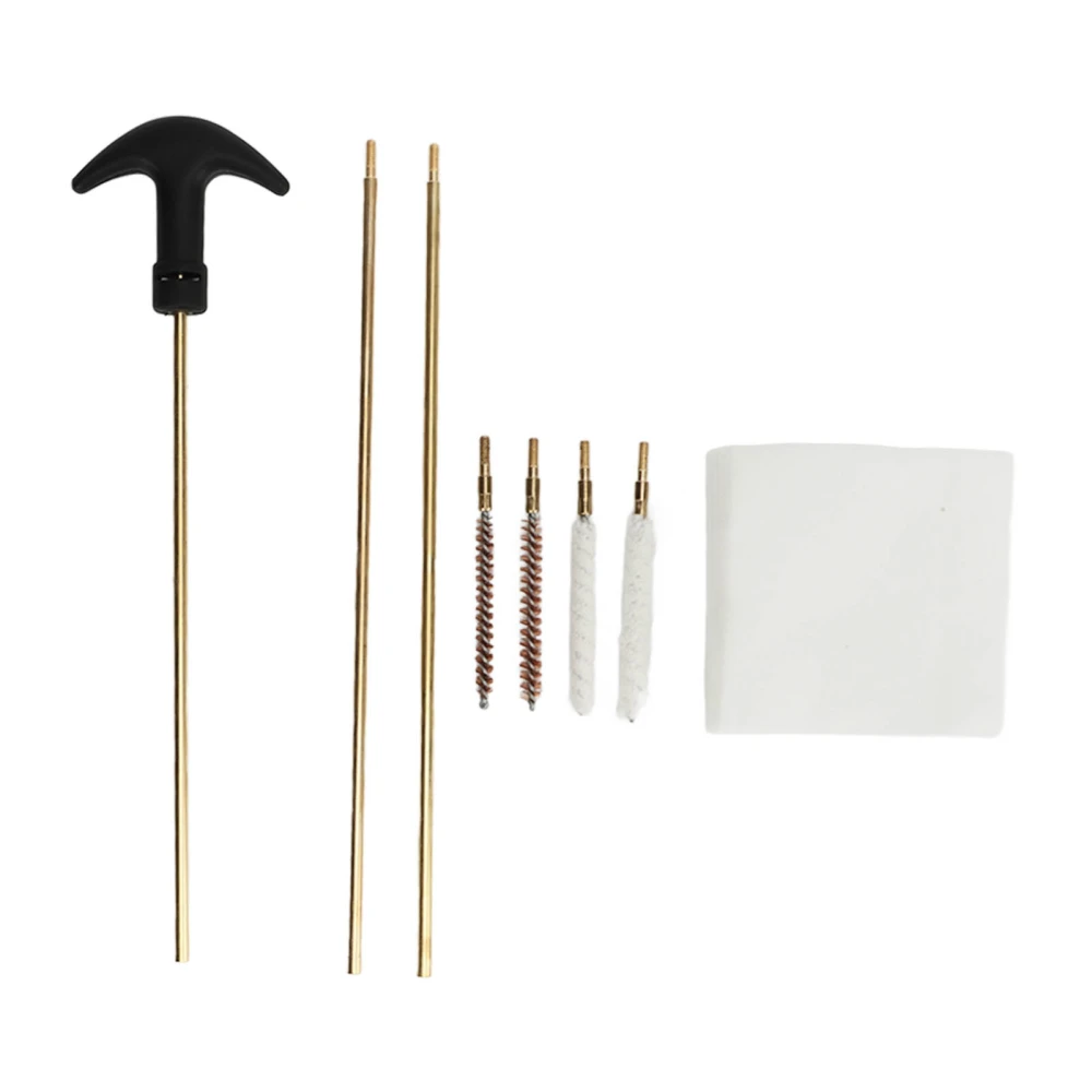 Barrel Cleaning Rod Kit for 0.177in 0.22in Caliber Copper Pipe Cotton Wire Brush Set for Pipe Dust Cleaning Supplies