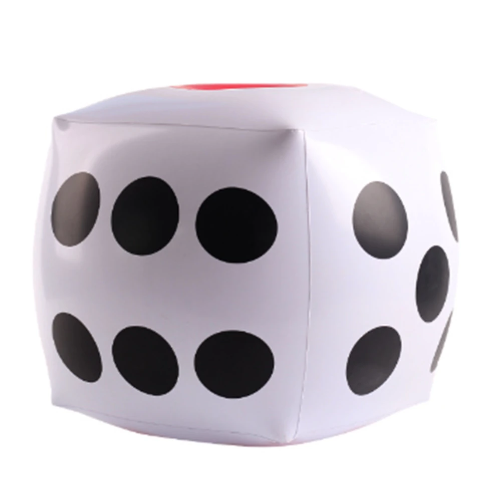 15in Jumbo Inflatable Dice PVC Fun Giant Inflatable Dice Large Inflatable Dice Toy for Indoor Outdoor Broad Game Pool Party