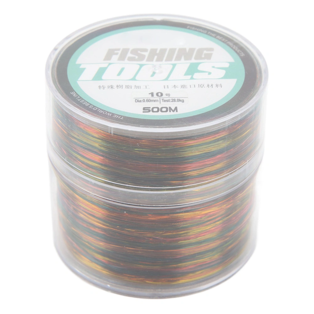 Strong Fishing Line 0.6mm 500m Powerful Wear Resistant Colorful Fishing Line Fishing Tools