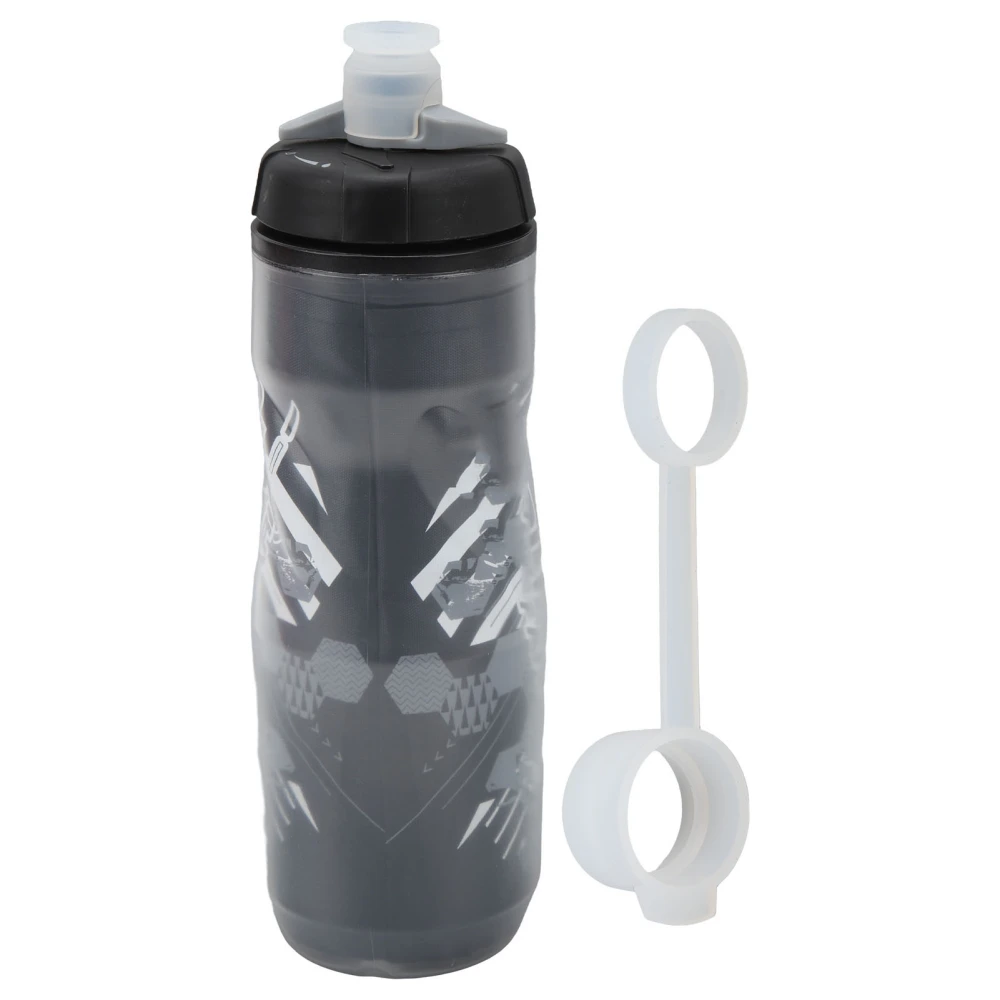 Bike Water Bottle Double Layer Adjustable Water Flow Cold Insulation Portable Sports Water Cup for Cycling 610ml