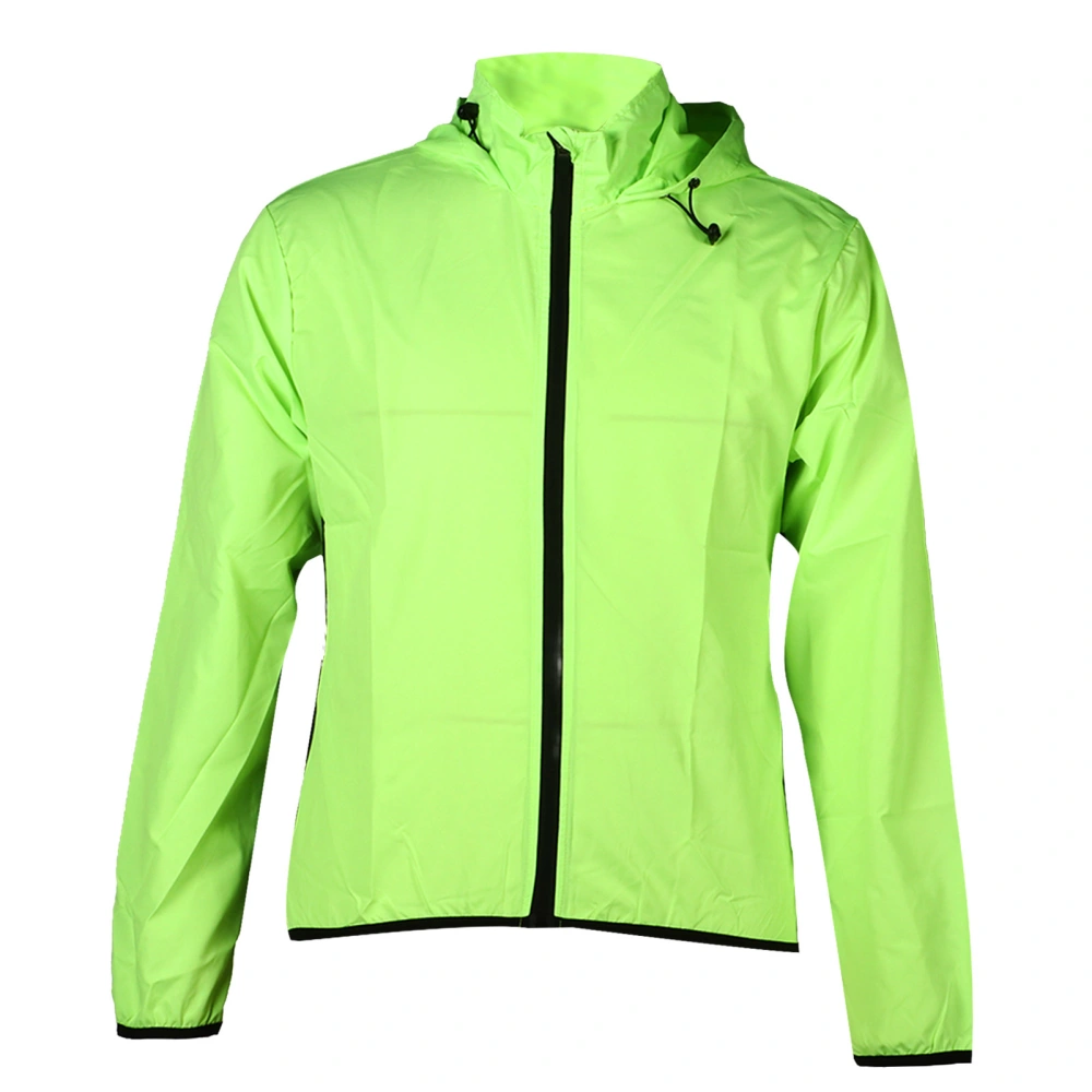 Jacket Women Spring Summer Outdoor Windproof Coat Riding Hiking Waterproof Hooded Long Sleeve Jacket M