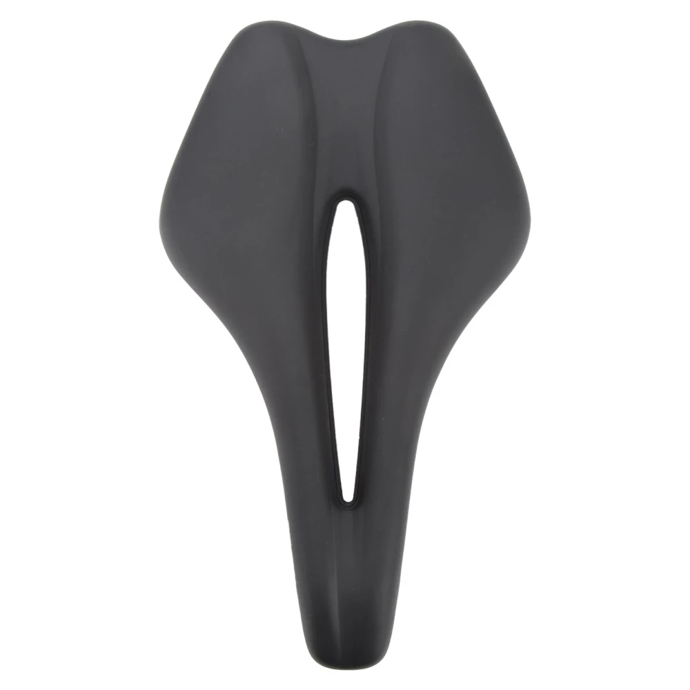 Bike Saddle Soft Thickened Breathable Replacement Hollow Bicycle Cushion for Mountain Road Bikes Black