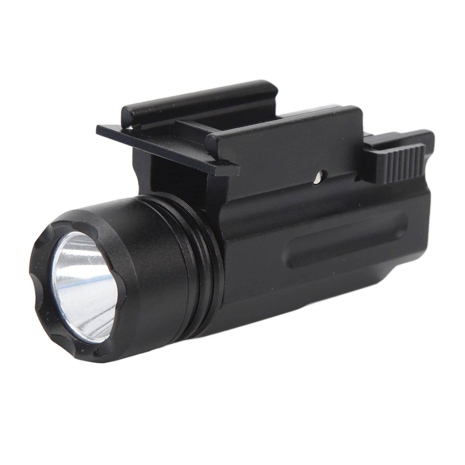 150LM LED Compact Rail Mount Flashlight 1600mAh Rechargeable Rail Mount Flashlight 20mm Interface White Light